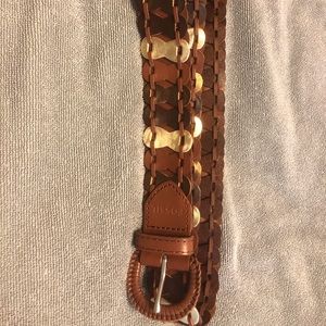 Fossil Multi Color Leather Belt L
